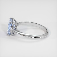 5.01 Ct. Sapphire Ring, 18K White Gold 4
