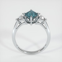 2.40 Ct. Sapphire Ring, 18K White Gold 3