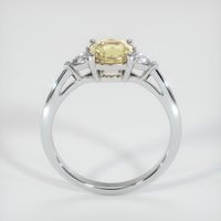 1.27 Ct. Yellow Sapphire Ring, 18K White Gold 3