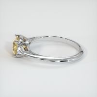 1.27 Ct. Yellow Sapphire Ring, 18K White Gold 4