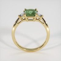 1.55 Ct. Bluish Green Sapphire Ring, 10K Yellow Gold 3