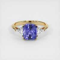 3.00 Ct. Color Change Sapphire Ring, 14K Yellow Gold 1
