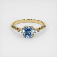 1.21 Ct. Sapphire Ring, 14K Yellow Gold 1