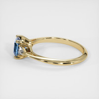 1.21 Ct. Sapphire Ring, 14K Yellow Gold 4
