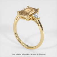 2.94 Ct. Gemstone Ring, 14K Yellow Gold 2