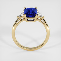 3.03 Ct. Sapphire Ring, 14K Yellow Gold 3