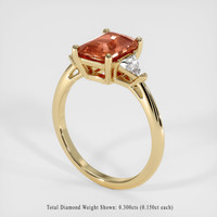 1.54 Ct. Sapphire Ring, 14K Yellow Gold 2