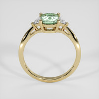1.25 Ct. Bluish Green Sapphire Ring, 14K Yellow Gold 3