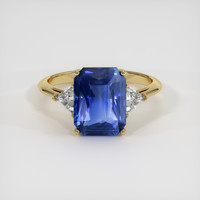 4.12 Ct. Sapphire Ring, 14K Yellow Gold 1