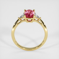 1.62 Ct. Padparadscha Sapphire Ring, 14K Yellow Gold 3