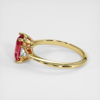 1.62 Ct. Padparadscha Sapphire Ring, 14K Yellow Gold 4