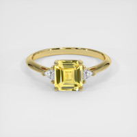 2.05 Ct. Yellow Sapphire Ring, 14K Yellow Gold 1