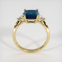 3.57 Ct. Sapphire Ring, 18K Yellow Gold 3