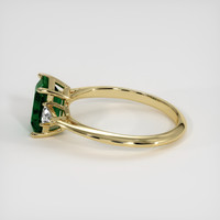 1.87 Ct. Emerald Ring, 18K Yellow Gold 4