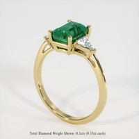 Emerald Ring 1.32 Ct., 18K Yellow Gold Preview