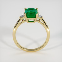 2.71 Ct. Emerald Ring, 18K Yellow Gold 3