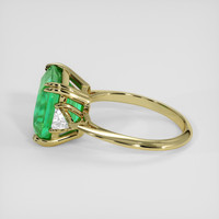 4.73 Ct. Emerald Ring, 18K Yellow Gold 4