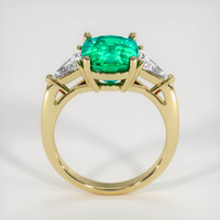 3.30 Ct. Emerald Ring, 18K Yellow Gold 3