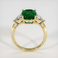 2.97 Ct. Emerald Ring, 18K Yellow Gold 3