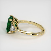 2.97 Ct. Emerald Ring, 18K Yellow Gold 4