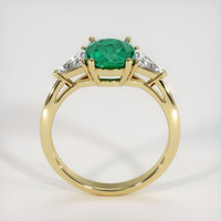 1.32 Ct. Emerald Ring, 18K Yellow Gold 3