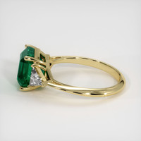 2.79 Ct. Emerald Ring, 18K Yellow Gold 4