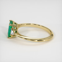 1.73 Ct. Emerald Ring, 18K Yellow Gold 4