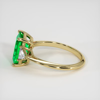 1.90 Ct. Emerald Ring, 18K Yellow Gold 4