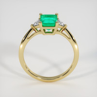 1.16 Ct. Emerald Ring, 18K Yellow Gold 3