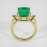 4.51 Ct. Emerald Ring, 18K Yellow Gold 3