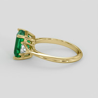 1.71 Ct. Emerald Ring, 18K Yellow Gold 4