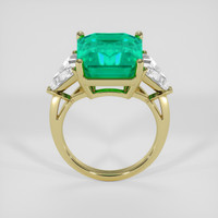 8.73 Ct. Emerald Ring, 18K Yellow Gold 3