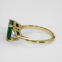 1.25 Ct. Emerald Ring, 18K Yellow Gold 4