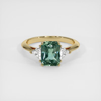 2.22 Ct. Sapphire Ring, 18K Yellow Gold 1