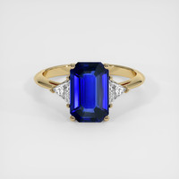 3.03 Ct. Sapphire Ring, 18K Yellow Gold 1