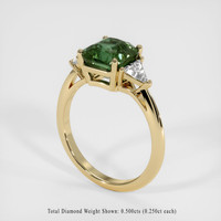 3.14 Ct. Sapphire Ring, 18K Yellow Gold 2