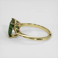 5.01 Ct. Green Sapphire Ring, 18K Yellow Gold 4