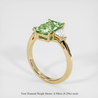 3.25 Ct. Sapphire Ring, 18K Yellow Gold 2