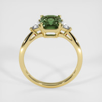 1.85 Ct. Green Sapphire Ring, 18K Yellow Gold 3