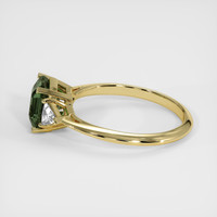 1.85 Ct. Green Sapphire Ring, 18K Yellow Gold 4