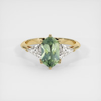 1.59 Ct. Sapphire Ring, 18K Yellow Gold 1