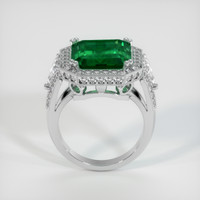 6.64 Ct. Emerald Ring, Platinum 950 3