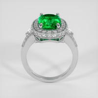 2.77 Ct. Emerald Ring, Platinum 950 3