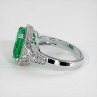 3.30 Ct. Emerald Ring, Platinum 950 4