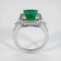 3.29 Ct. Emerald Ring, Platinum 950 3