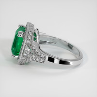 3.29 Ct. Emerald Ring, Platinum 950 4