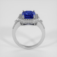 4.22 Ct. Blue Sapphire Ring, 10K White Gold 3