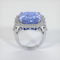 18.69 Ct. Sapphire Ring, 14K White Gold 3