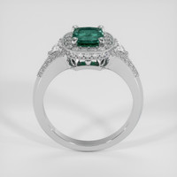 1.15 Ct. Green to Purple Alexandrite Ring, 14K White Gold 3
