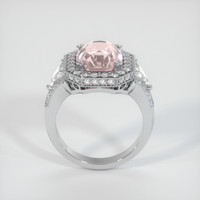 5.28 Ct. Padparadscha Sapphire Ring, 14K White Gold 3